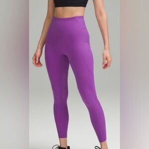 lululemon athletica Size 4 25” Violet purple High-Rise Leggings FAST AND FREE